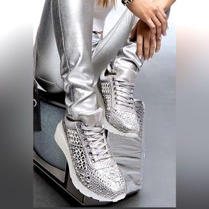 Steve Madden Carissa rhinestone tennis shoes